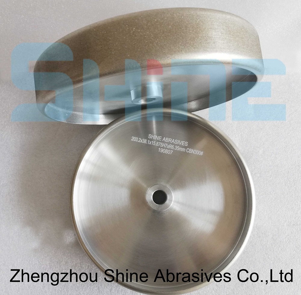 CBN wheel for steel woodturing tools